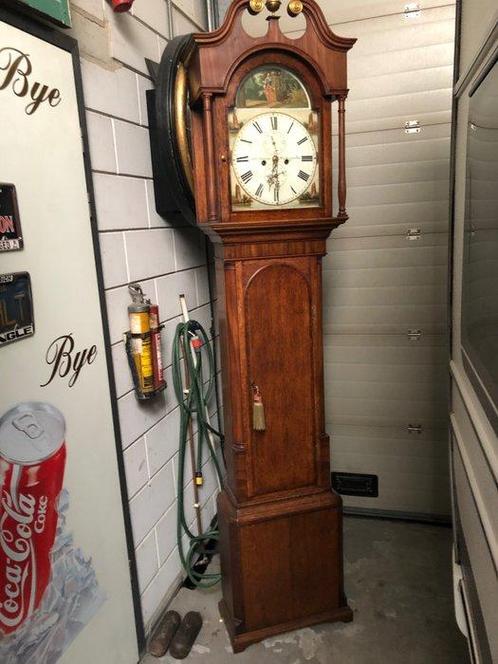Horloge de parquet - Bois, chêne - Seconde moitié du XIXe, Antiquités & Art, Antiquités | Horloges