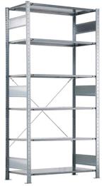 Meta Clip Legbordstelling 250x130x60 cm 6 legborden, Zakelijke goederen, Kantoor en Winkelinrichting | Magazijn, Stelling en Opslag