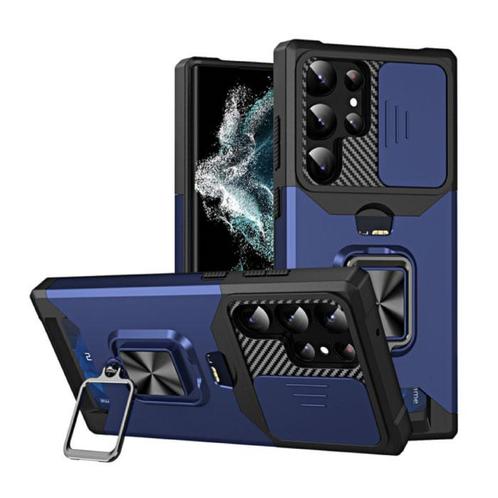 Samsung Galaxy A52 - Card Slot Hoesje met Kickstand en, Telecommunicatie, Mobiele telefoons | Hoesjes en Screenprotectors | Samsung