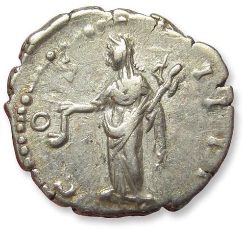 Romeinse Rijk. Antoninus Pius (138-161 n.Chr.). Denarius, Postzegels en Munten, Munten | Europa | Niet-Euromunten