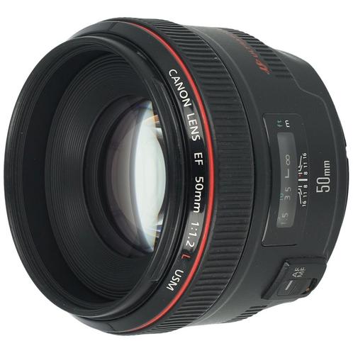 Canon EF 50mm F/1.2 L USM occasion (incl. BTW), Audio, Tv en Foto, Foto | Lenzen en Objectieven, Zo goed als nieuw, Verzenden