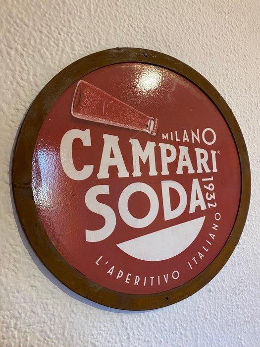 campari - Plat - Fer forgé - Lassiette Campari encadre, Antiquités & Art, Curiosités & Brocante