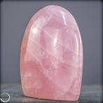 Natuurlijke rozenkwarts vrije vorm Zachte schoonheid in pure