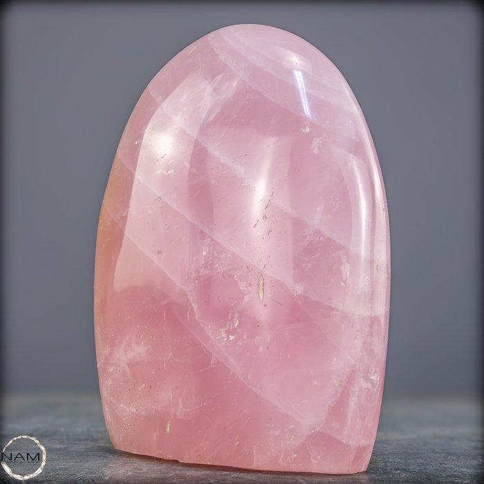 Natuurlijke rozenkwarts vrije vorm Zachte schoonheid in pure, Verzamelen, Mineralen en Fossielen