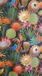 300x280cm! Exclusieve Boheemse stof met exotische dieren -