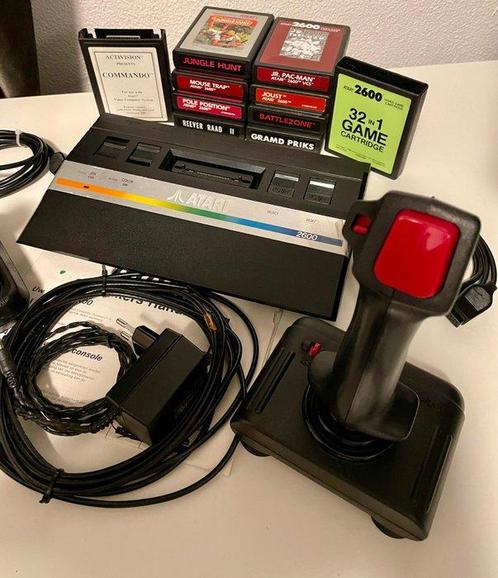 Atari - 2600 Jr. •AS NEW!!• including 2 Joysticks & 9+32, Games en Spelcomputers, Spelcomputers | Overige Accessoires