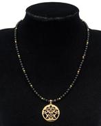 Obsidiaan - Levensboom & Pentakel Wicca - Intuïtie,