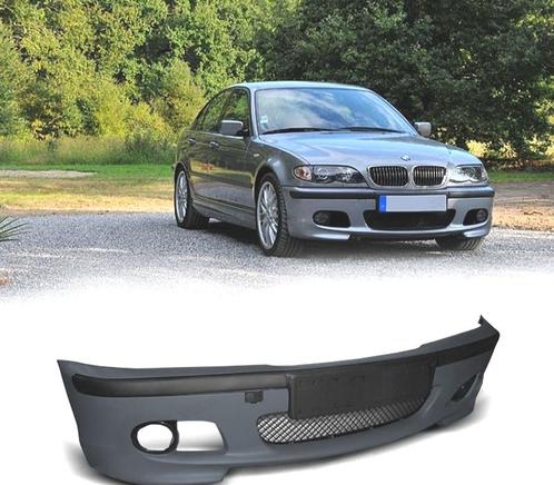 PARE CHOCS FRONTAL BMW E46 99-05 LOOK M FEUX BROUILLARD JAUN, Auto-onderdelen, Carrosserie, Verzenden