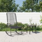 vidaXL Chaise à bascule de jardin noir 59x79,5x104 cm, Neuf, Verzenden