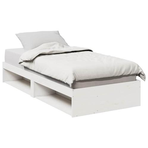 vidaXL Slaapbank zonder matras 100x200 cm massief grenenhout, Huis en Inrichting, Slaapkamer | Bedden, Nieuw, Verzenden