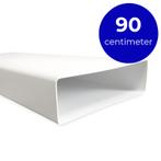 Kunststof rechthoekig kanaal 204 x 60mm (lengte 90cm), Doe-het-zelf en Bouw, Verzenden, Nieuw