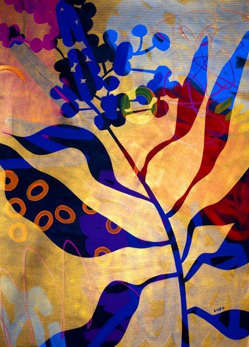 Lupo - Urban Jungle 209 - Real Gold - XXL-NO Reserve, Antiek en Kunst, Kunst | Designobjecten