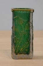 Daum - Vase - Daum Nancy - Vase Chardon avec or brillant,, Antiek en Kunst