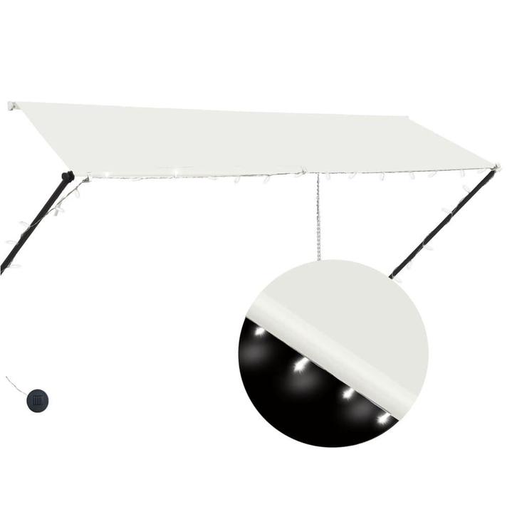 Luifel Creme 300x150cm | Retour Deal | -46% Korting!, Tuin en Terras, Zonneschermen, 250 cm tot 450 cm, Nieuw, Uitvalscherm, 150 tot 300 cm