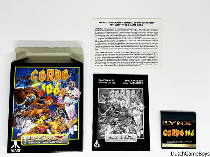 Atari Lynx - Gordo 106, Games en Spelcomputers, Spelcomputers | Atari, Gebruikt, Verzenden