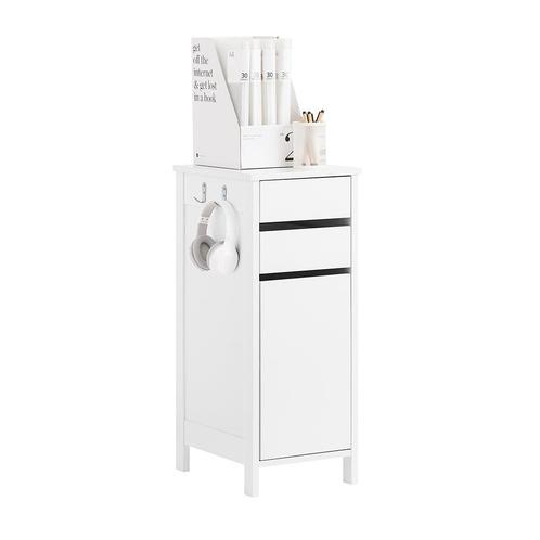 Tweedekans | SoBuy FWT108-W Smalle Opbergkast 40x30x76 cm –, Huis en Inrichting, Tafels | Bijzettafels, Ophalen of Verzenden