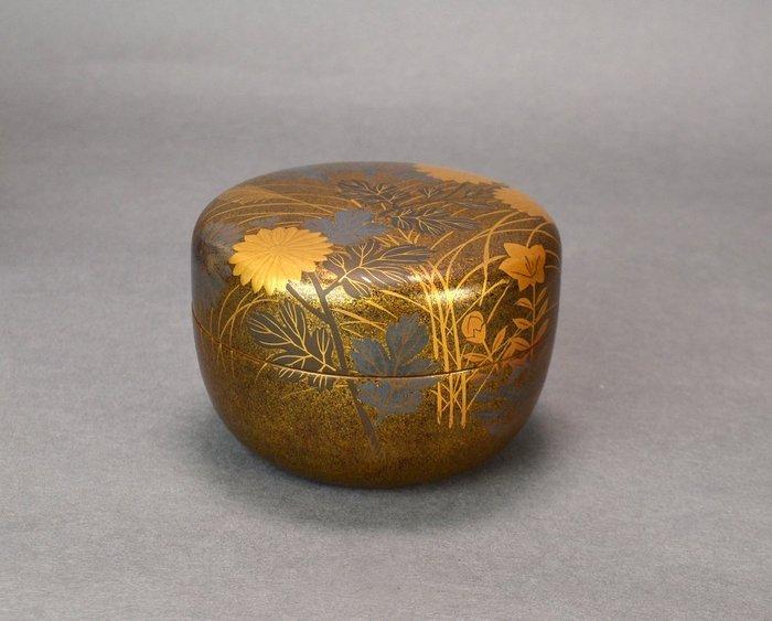 Natsume - Hout - Maki-e Autumn Grass Patte, Antiek en Kunst, Curiosa en Brocante
