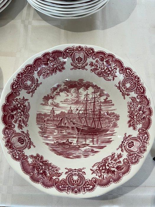 Historical Ports of England - Tafelservies (23) - Aardewerk,, Antiek en Kunst, Antiek | Meubels | Tafels