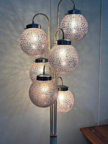 Lustre - Verre de Murano - lampe à poser vintage
