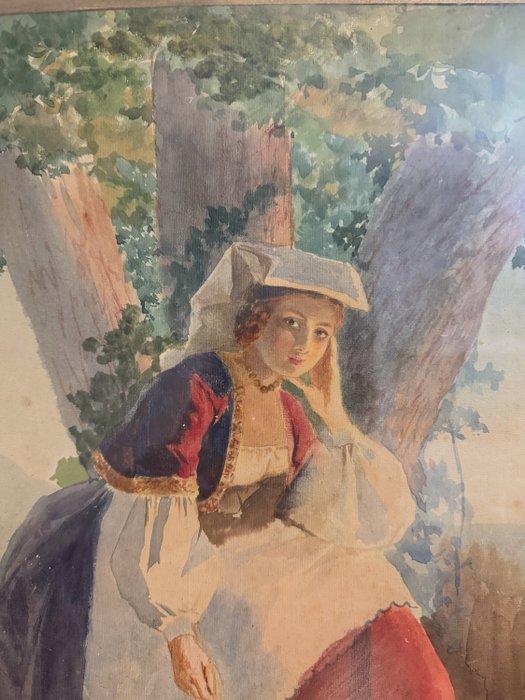 Désiré Auguste Ghesquier (1861-1934), attribuito a -, Antiek en Kunst, Kunst | Schilderijen | Klassiek