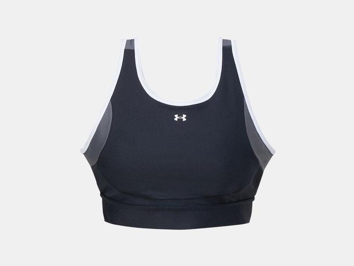 Under Armour Crossback Mid Open Back-Blk - Maat SM, Kleding | Dames, Sportkleding, Zwart, Nieuw, Maat 36 (S), Ophalen of Verzenden