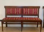 Bank (2) - Hout - koppeltje bankjes, Antiek en Kunst