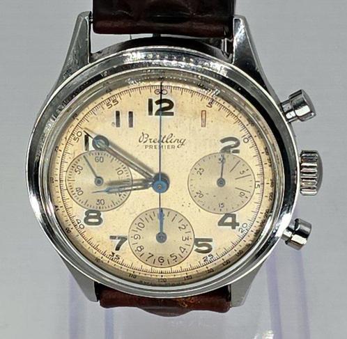 Breitling - Stahl Chronograph Premier - Kaliber Venus 178 -, Handtassen en Accessoires, Horloges | Heren