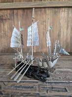 Navire miniature - CHINESE WAR JUNK BOAT - Argent, Antiquités & Art