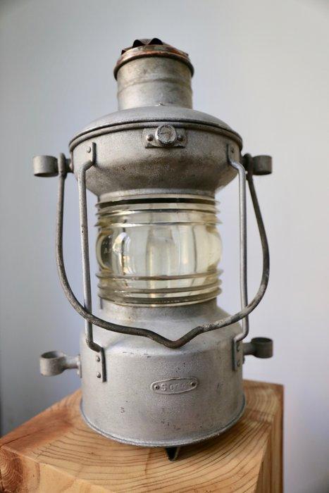 Lantaarn - gegalvaniseerd Staal - Anker Lantaarn, Antiek en Kunst, Antiek | Wandborden en Tegels