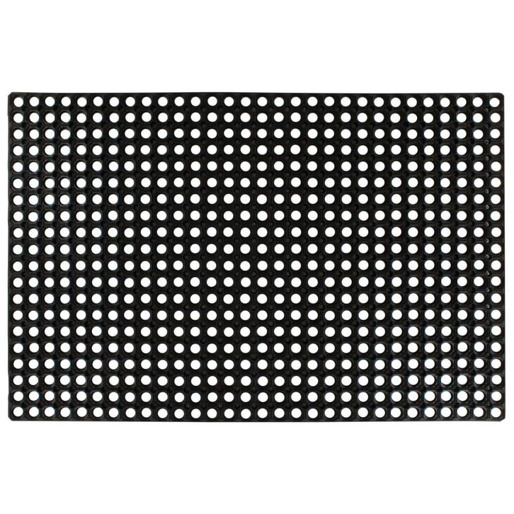 vidaXL Rubbermat 22 mm 80x120 cm, Tuin en Terras, Deurmatten, Nieuw, Verzenden