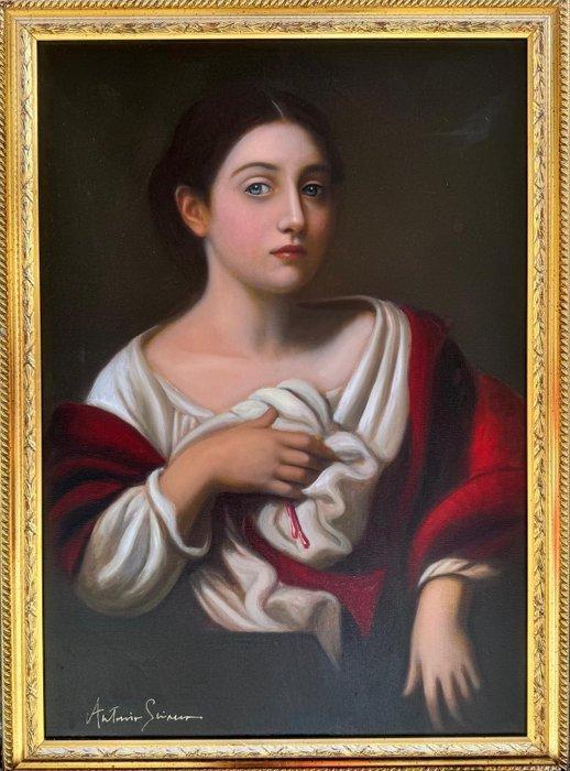 Antonio Sciacca (1957) - SantAgata, Antiek en Kunst, Kunst | Schilderijen | Klassiek