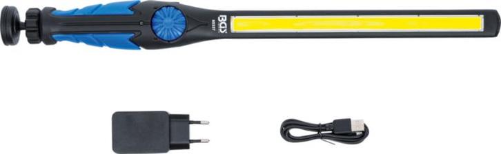 COB-LED werk-/looplamp dubbele LED extra plat, Auto diversen, Auto-accessoires, Verzenden