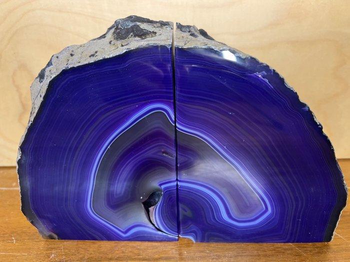 Agaat Bol - Hoogte: 21 cm - Breedte: 15 cm- 4.6 kg - (1), Verzamelen, Mineralen en Fossielen