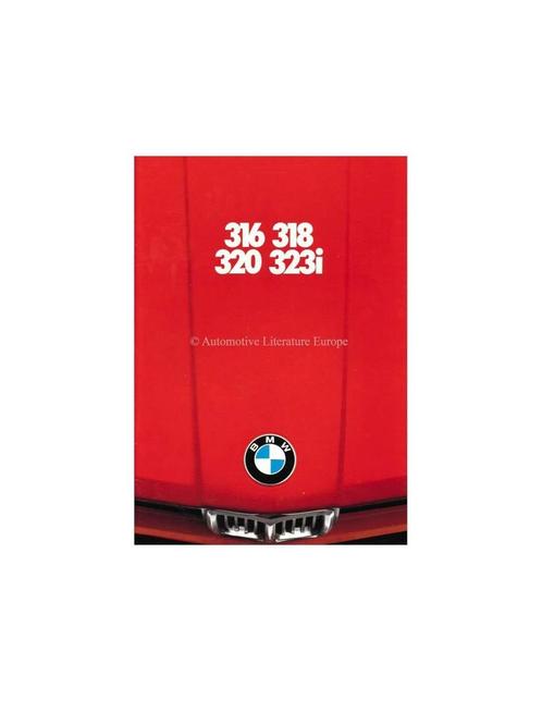 1980 BMW 3 SERIE BROCHURE NEDERLANDS, Livres, Autos | Brochures & Magazines