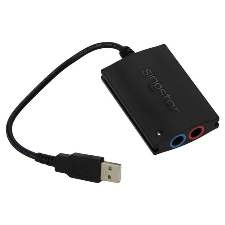Singstar Microfoon Adapter PS2, PS3 (PS2 Accessoires), Games en Spelcomputers, Spelcomputers | Sony PlayStation 2, Zo goed als nieuw