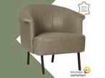Leren fauteuil Embrace, Huis en Inrichting, Fauteuils, Eigentijds, Klassiek, Modern, Romantisch, Nieuw, Ophalen of Verzenden, 75 tot 100 cm