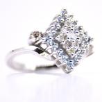 Zonder Minimumprijs - Ring Platina - 1.16ct. tw. Diamant, Handtassen en Accessoires, Ringen, Nieuw
