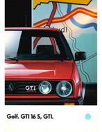1988 VOLKSWAGEN GOLF GTI 16V BROCHURE FRANS, Livres, Autos | Brochures & Magazines
