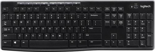 Toetsenbord Logitech K270 - Draadloos - Qwerty ISO, Computers en Software, Netwerk switches, Nieuw, Verzenden