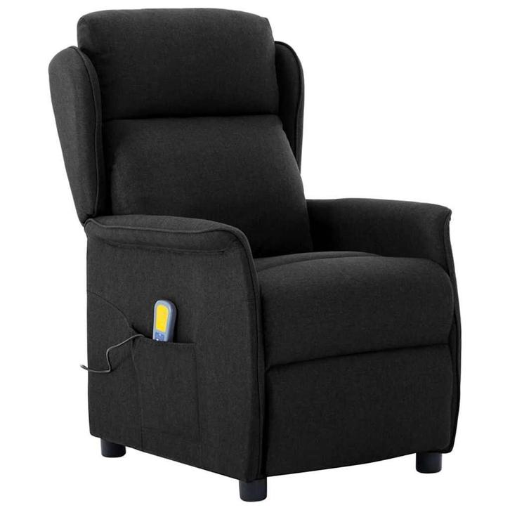vidaXL Massagestoel met kussen Zwart 67.5 x 93.5 x 101.5 cm, Huis en Inrichting, Stoelen, Nieuw, Verzenden