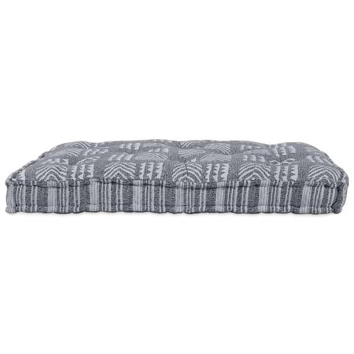 vidaXL Pallet Sofa Kussen Grijze print Stof, Huis en Inrichting, Woonaccessoires | Kussens, Nieuw, Verzenden