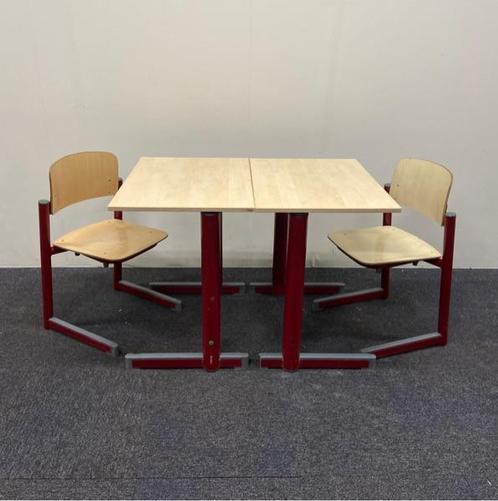 Complete school set 7 stuks tafels + 7 stuks stoelen,, Maison & Meubles, Chaises