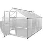 vidaXL Tuinkas met basisframe 7,55 m² versterkt aluminium, Verzenden, Nieuw