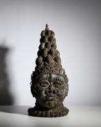 Tête dIfe en bronze - sculptuur - Bronzen Ife-hoofd -