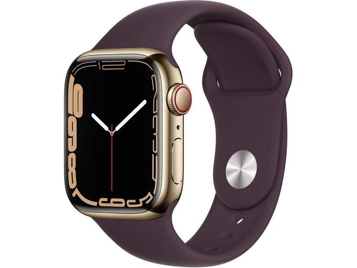 Apple Watch Series 7 - Smartwatch - 41mm GPS + 4G - Goud, Bijoux, Sacs & Beauté, Montres connectées, Envoi
