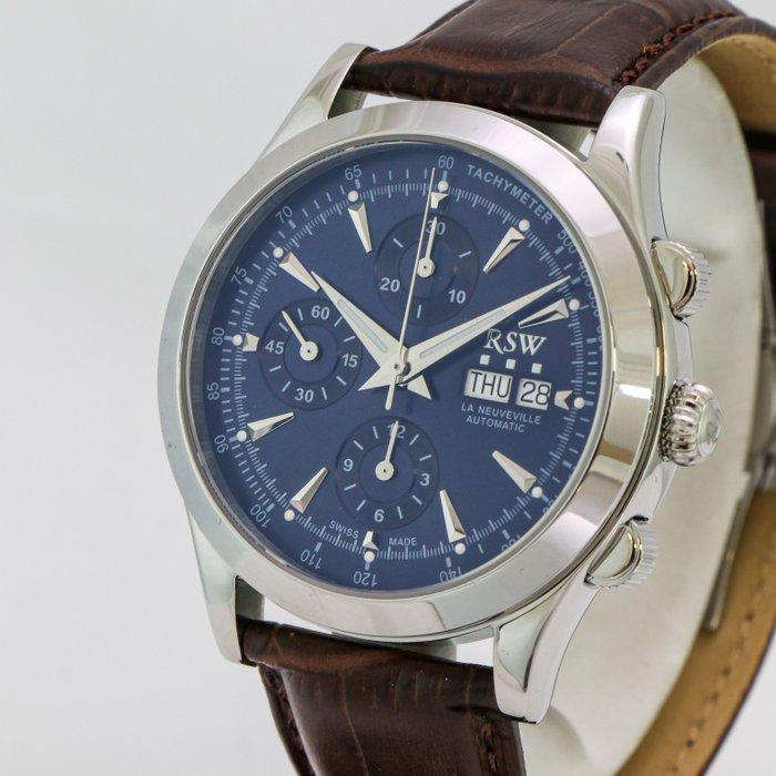 RSW - La Neuveville Valjoux automatic - RSWA129-SL-9 - Heren, Handtassen en Accessoires, Horloges | Heren