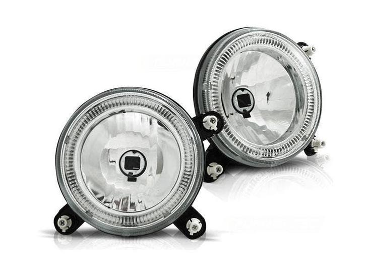 Koplamp units Chrome Angel Eyes geschikt voor VW Golf 1 Golf, Auto-onderdelen, Verlichting, Nieuw, Volkswagen, Verzenden
