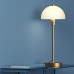 Herstal - Lampe de table - Vienda - Opale / Laiton - Acier,