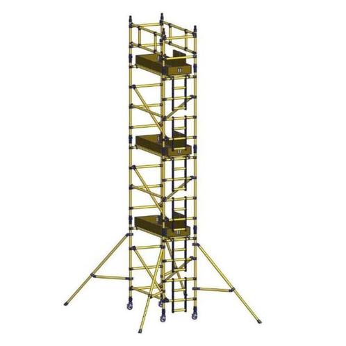 Opbouwframe tbv rolsteiger carbon 85-2 (1,0 mtr) + ladder, Bricolage & Construction, Échafaudages, Envoi