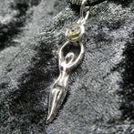 Zilver - Hanger - Moldavite - Godin